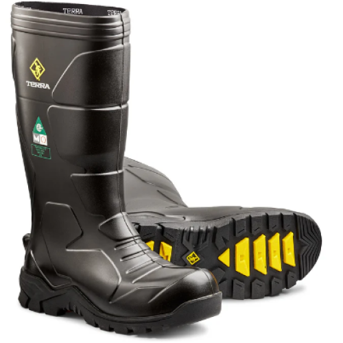 Men's Terra Black Narvik Work Boot with Internal Met Guard R3001B